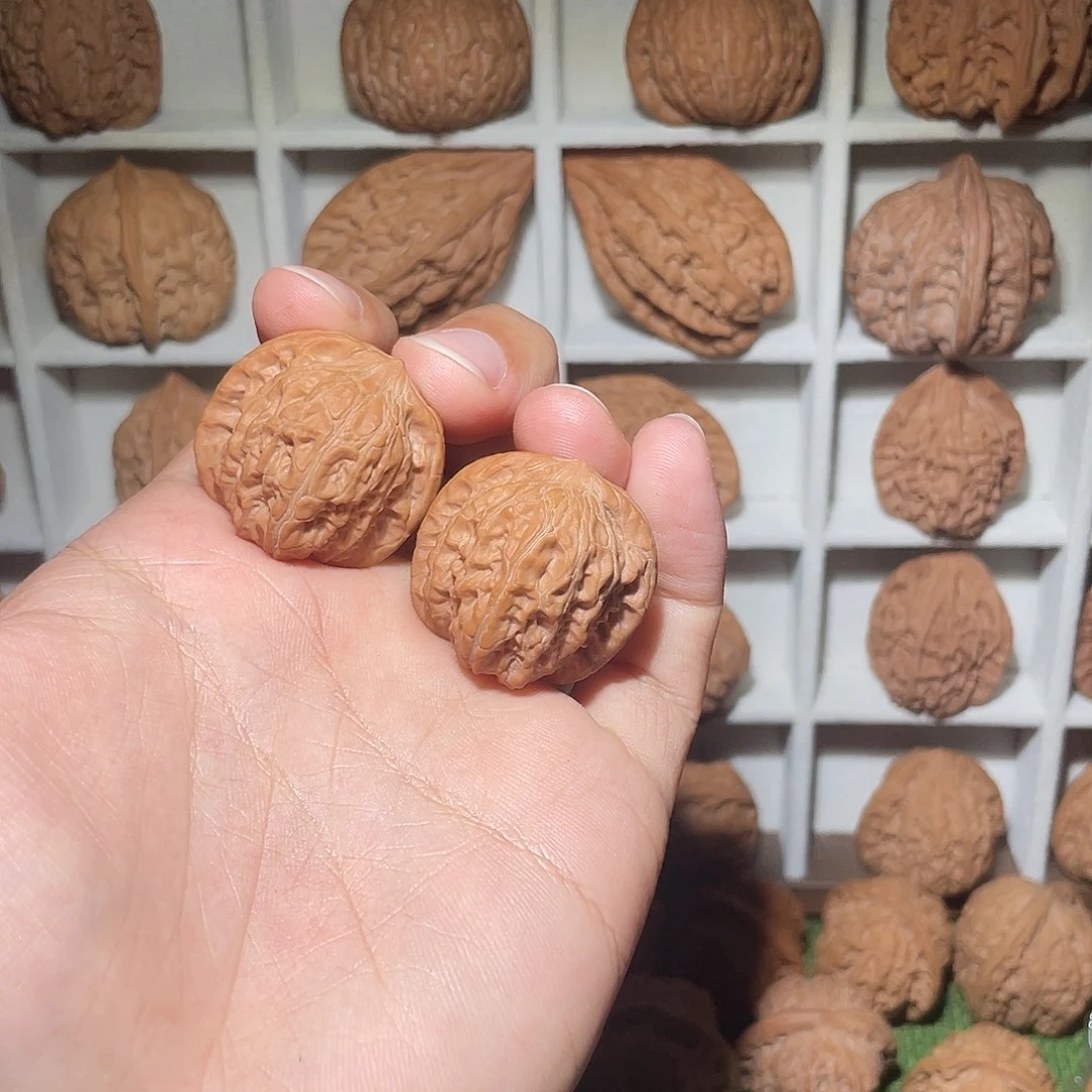 吊坠文玩核桃31红皮永乐磨盘