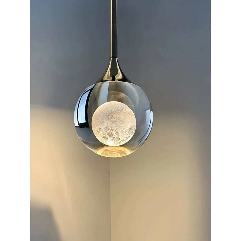 卧室床头玄关水晶小吊灯装饰灯创意客厅简约餐厅吧台轻奢别墅吊灯