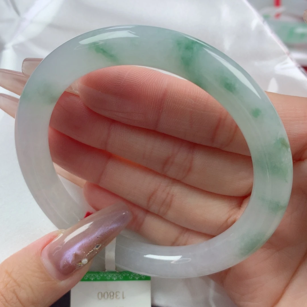 未镶嵌手镯翡翠缅甸天然翡翠A货58.9