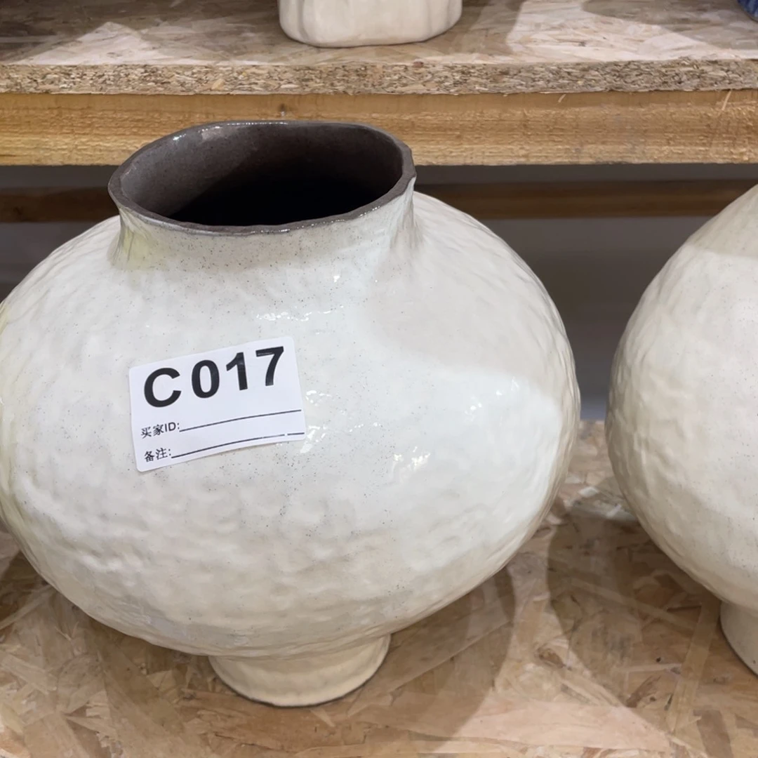 白泥花瓶景德镇陶瓷艺术博物