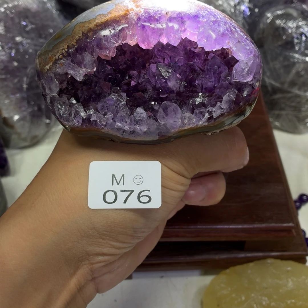 紫晶摆件未镶嵌水晶