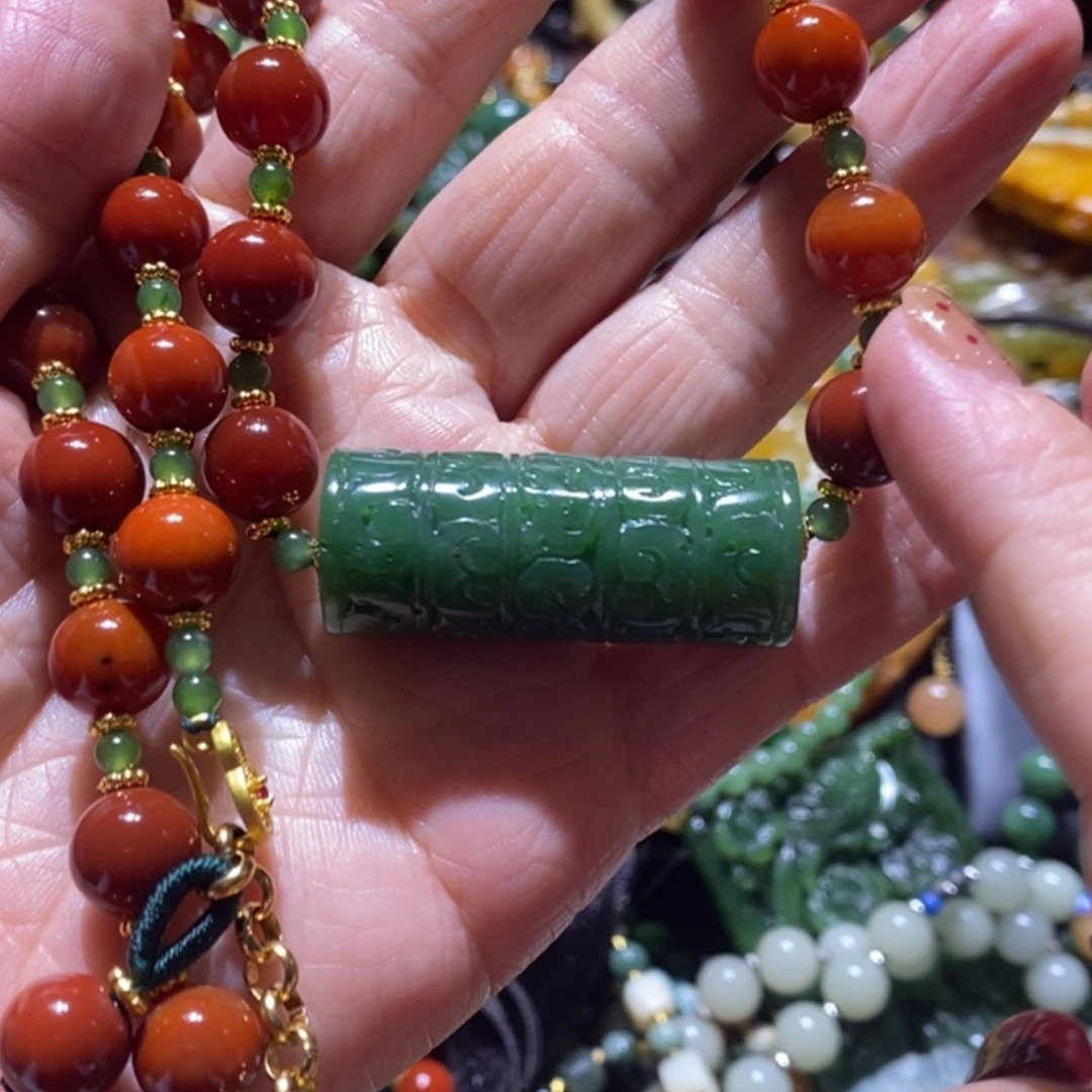 【闪购商品】和田玉（糖玉）毛衣链未镶嵌