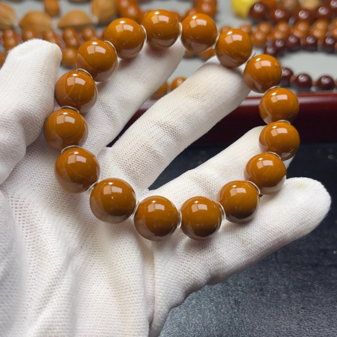 橄榄核手串爱***者1.4➕树王全品铁核小孔