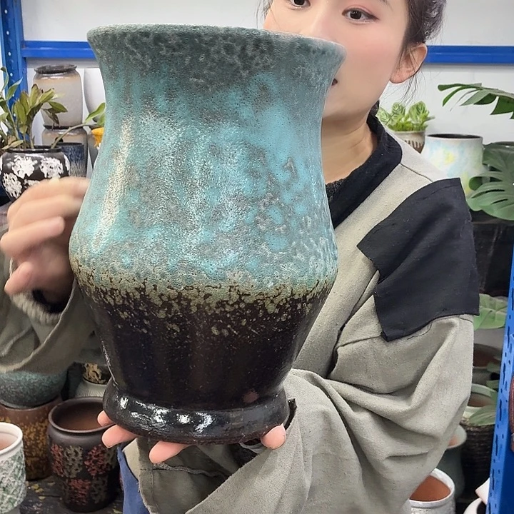 20×30 -粗陶花盆有孔-买买买