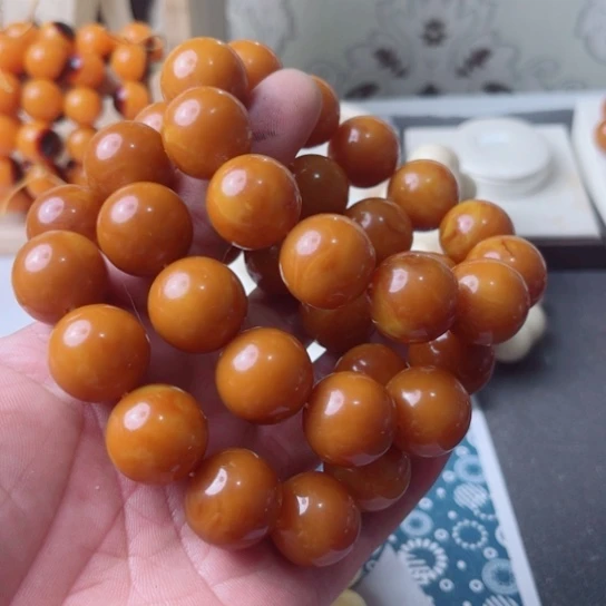 蜜蜡老腊卡2.0手串