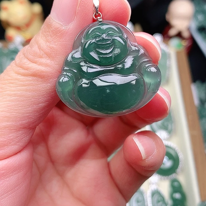 颈饰未镶嵌翡翠吊坠