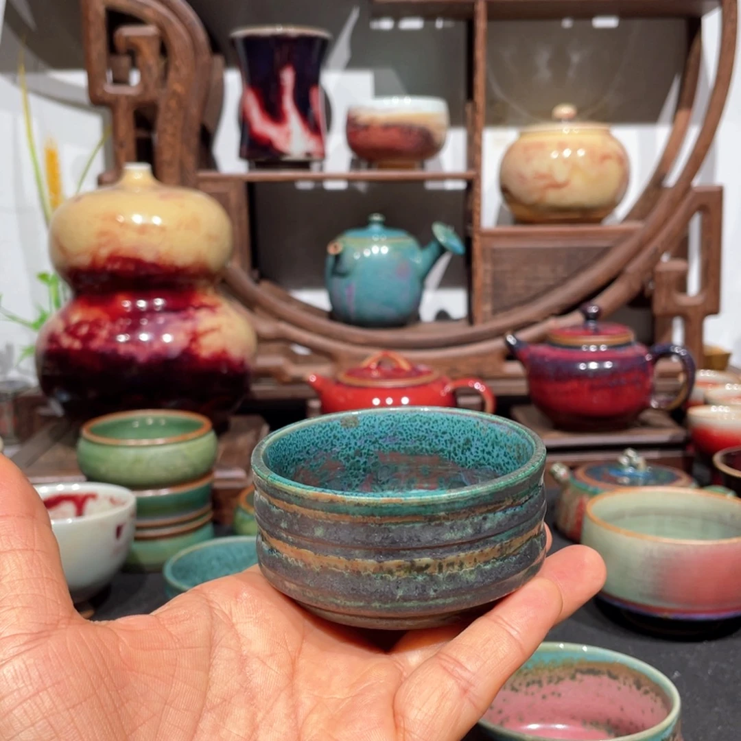 聆***6中国神后钧瓷茶器