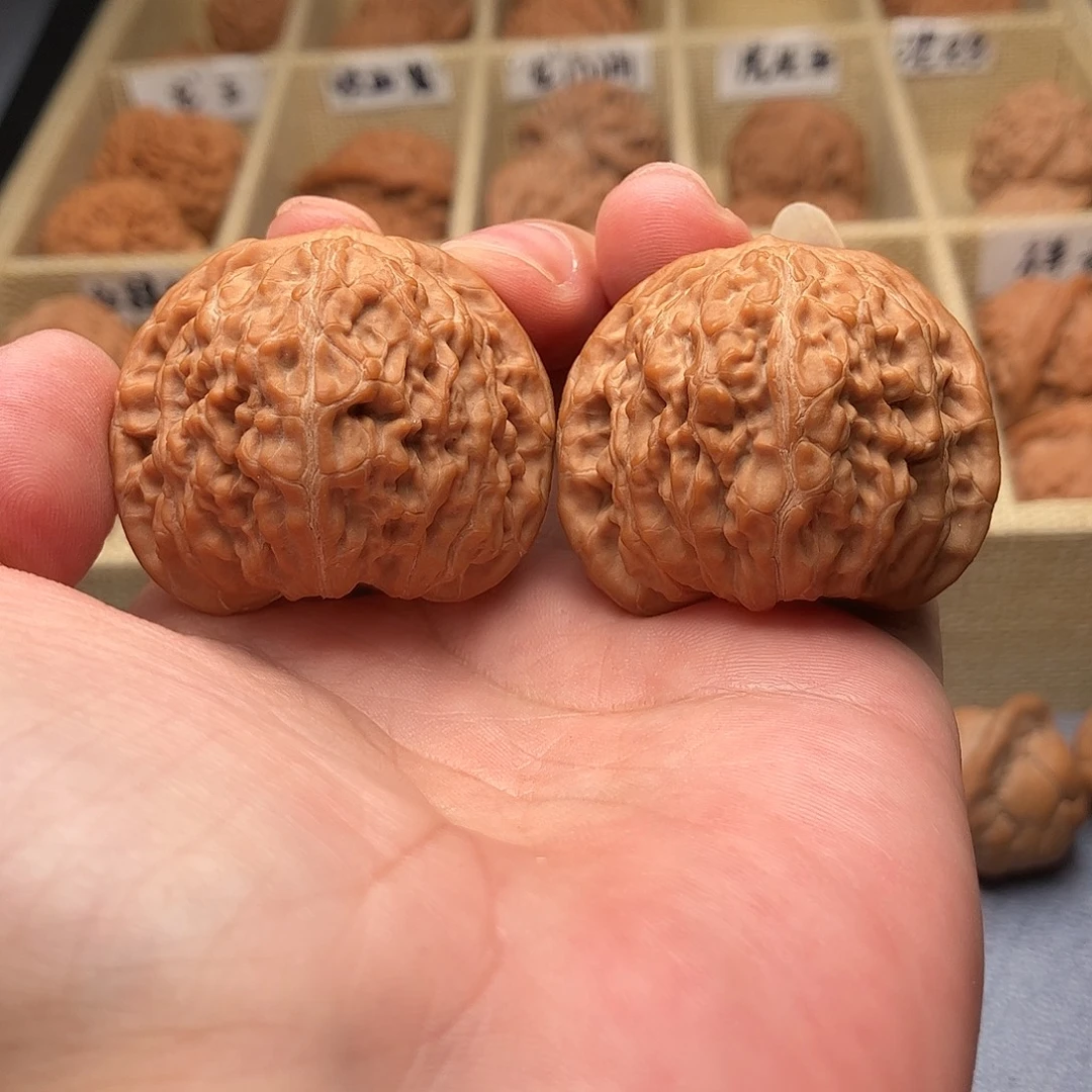 把件文玩核桃野生蛮王狮子头40（头货精品