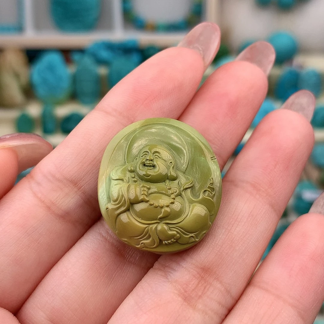 未镶嵌绿松石珠宝奇石