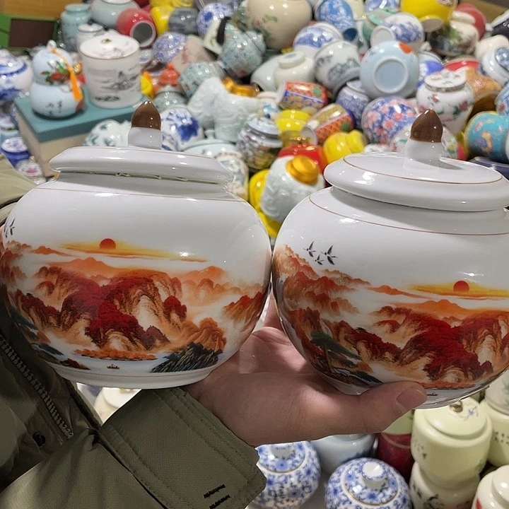 陶瓷罐茶叶罐密封罐