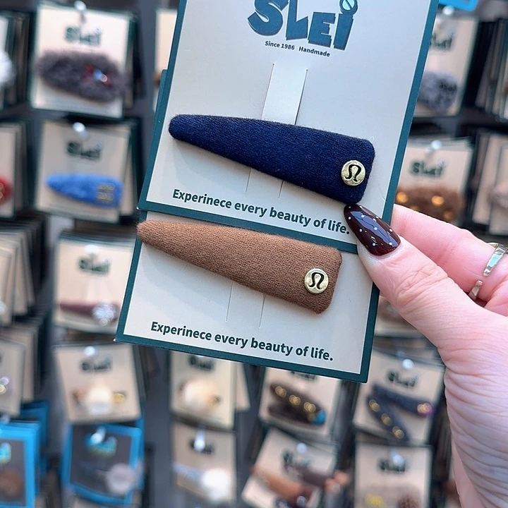 藏蓝色咖色lu掰掰夹20