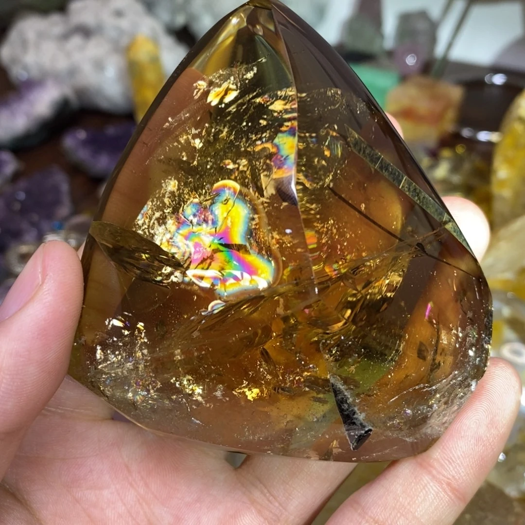 珠宝半成品未镶嵌黄晶