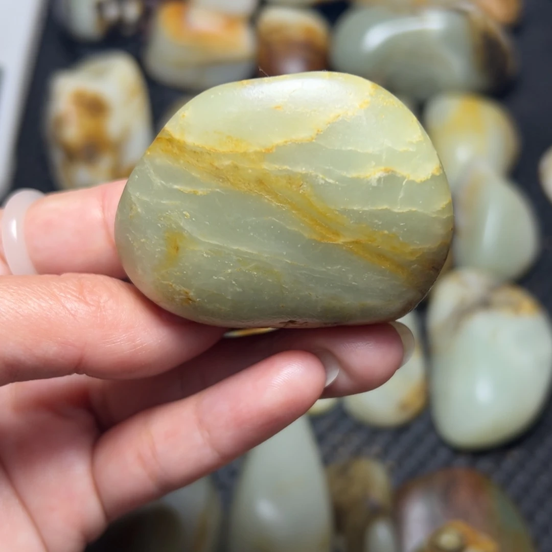 和田玉未镶嵌挂件60