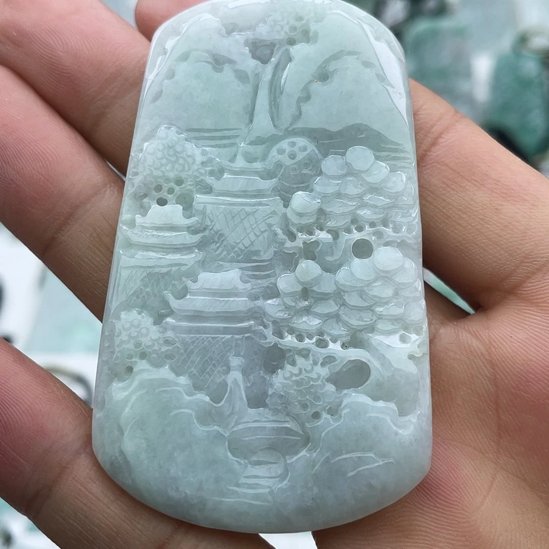 颈饰未镶嵌翡翠翡翠