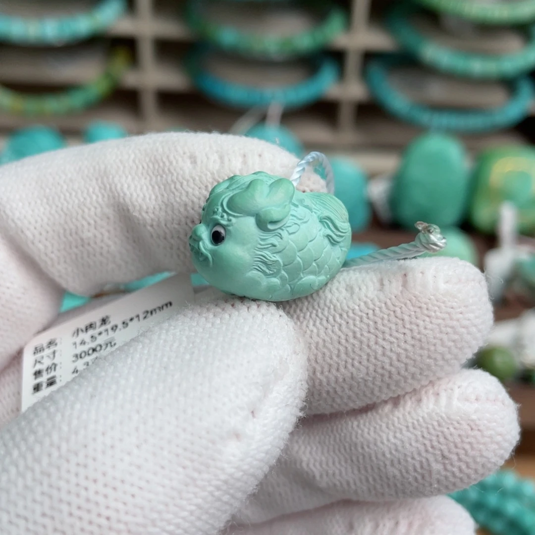 绿松石未镶嵌小肉龙