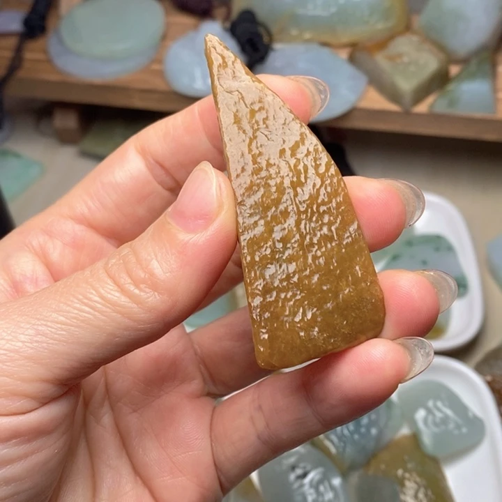 翡翠未镶嵌颈饰天然