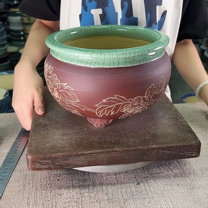 泳坤堂石湾盆陶瓷
