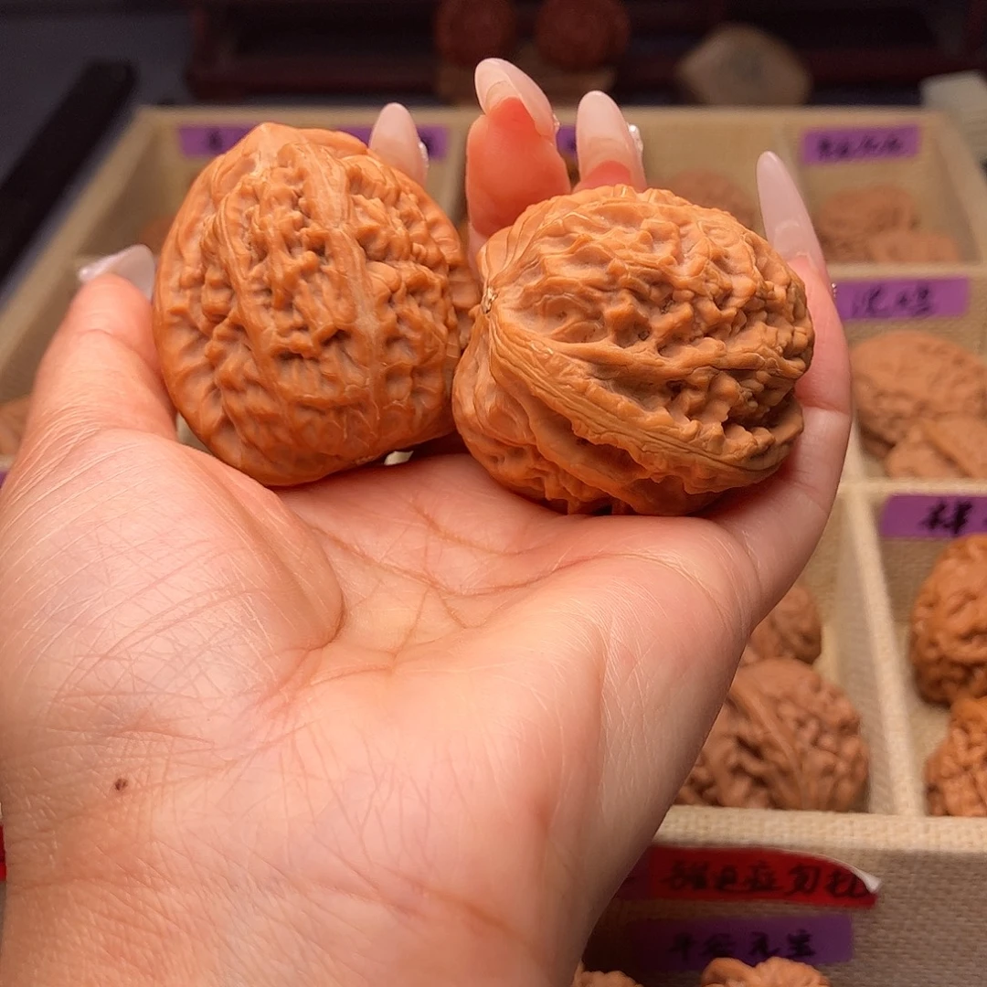 叽***喳文玩核桃把件红锦鲤