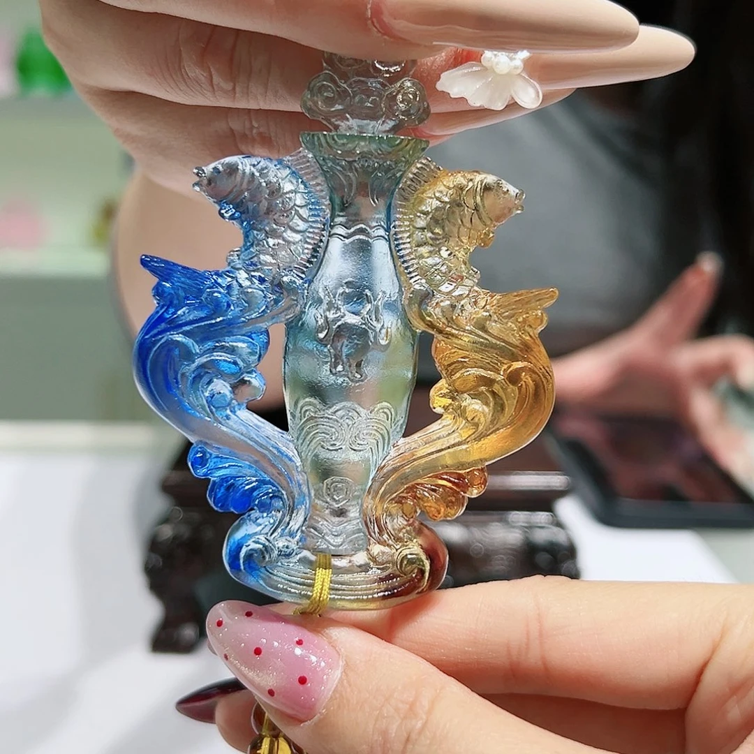 【闪购商品】手工艺品琉璃宝瓶车挂