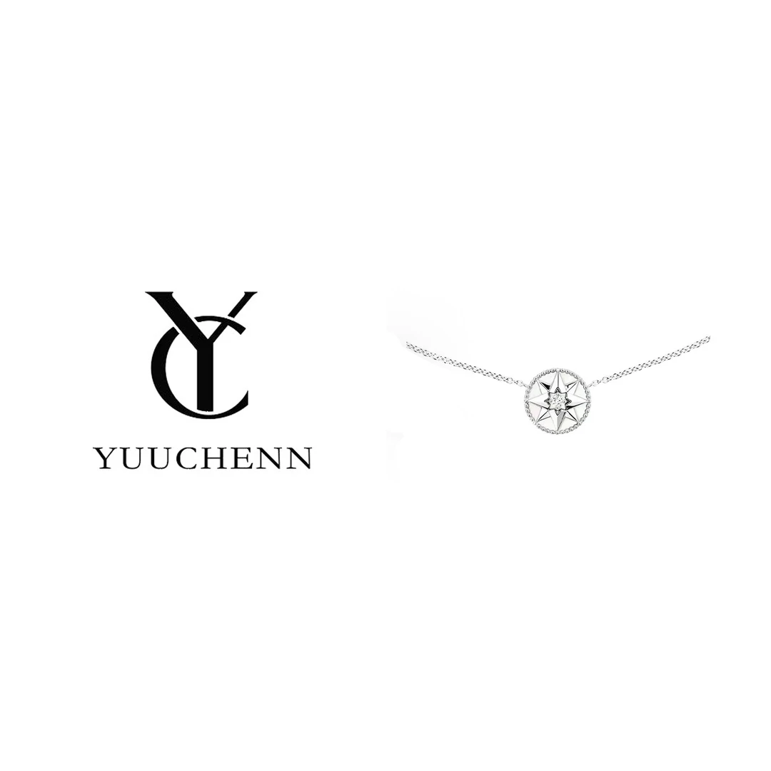 吊坠925银 YUUCHENN 【八芒星】 S925银 百搭轻奢项链