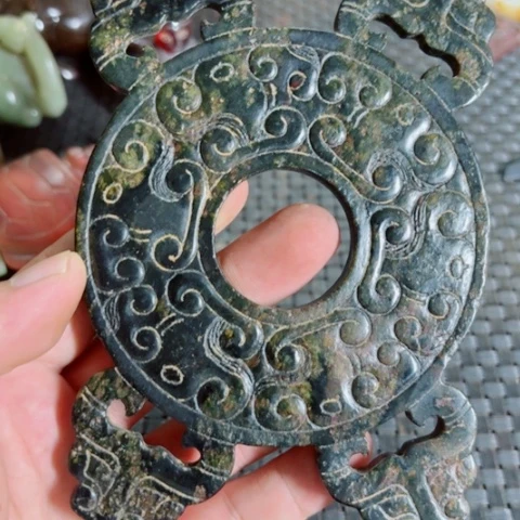 紫金钵盂菩提把件