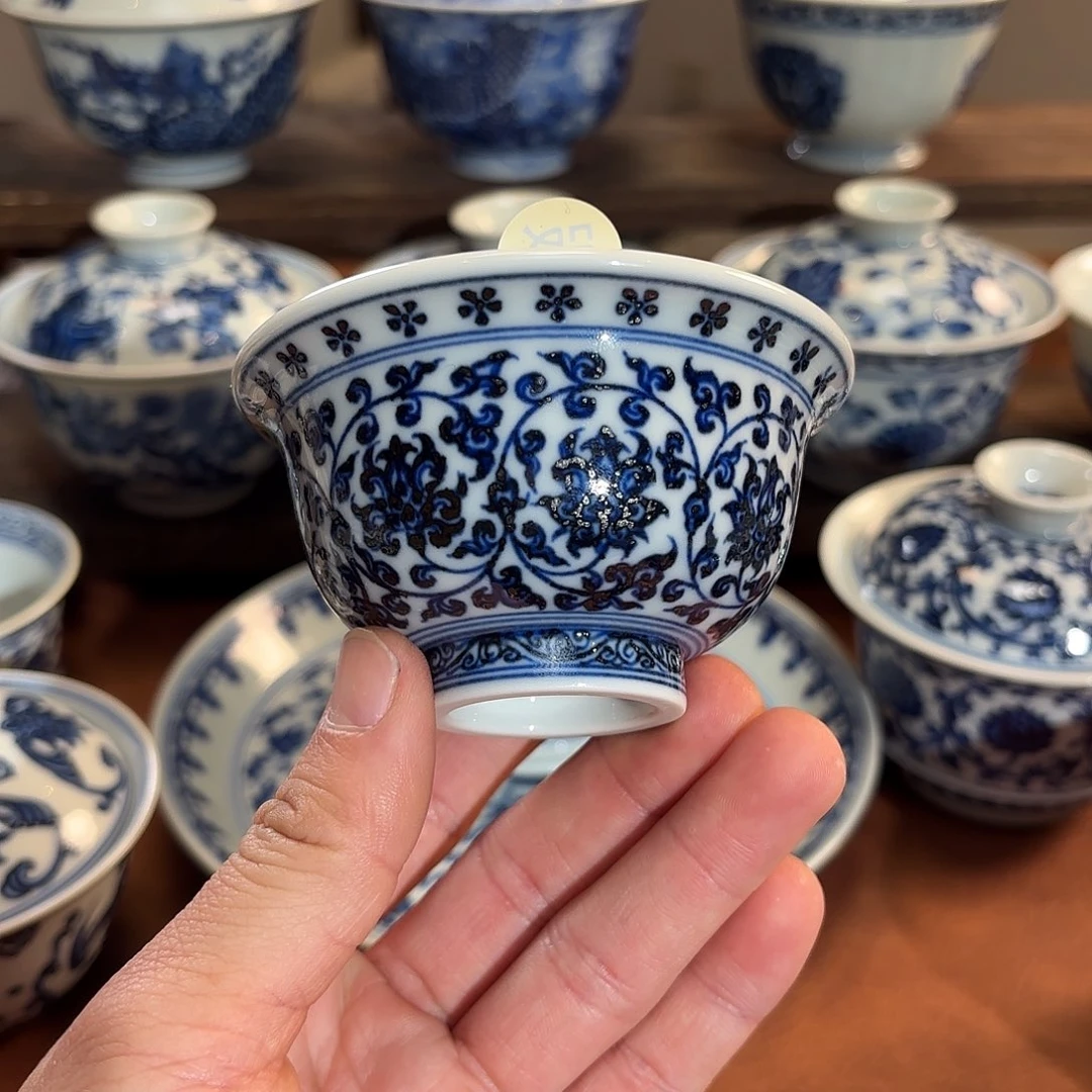 景德镇纯手工手绘瑕疵压手杯