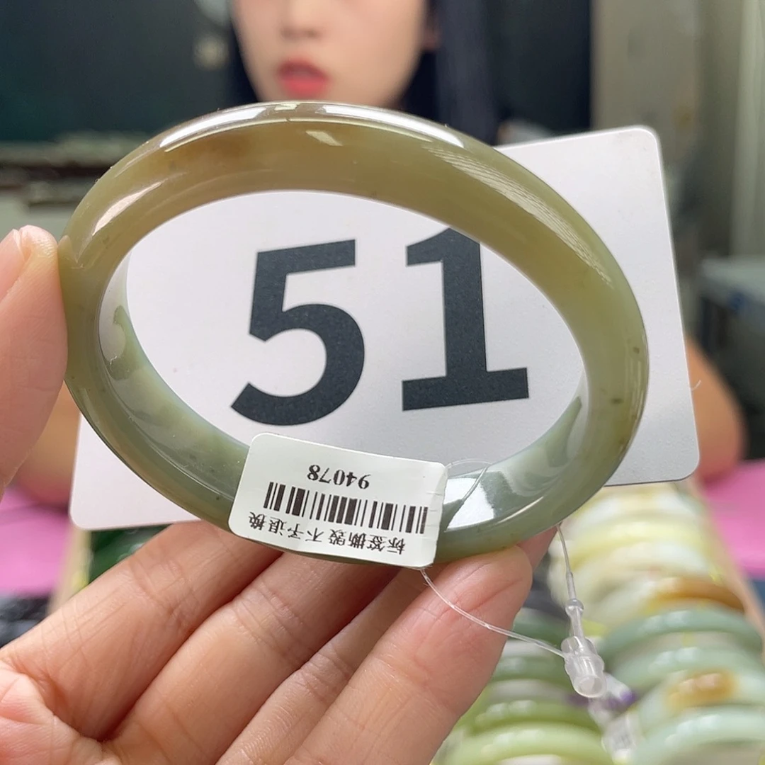和田玉手镯未镶嵌59