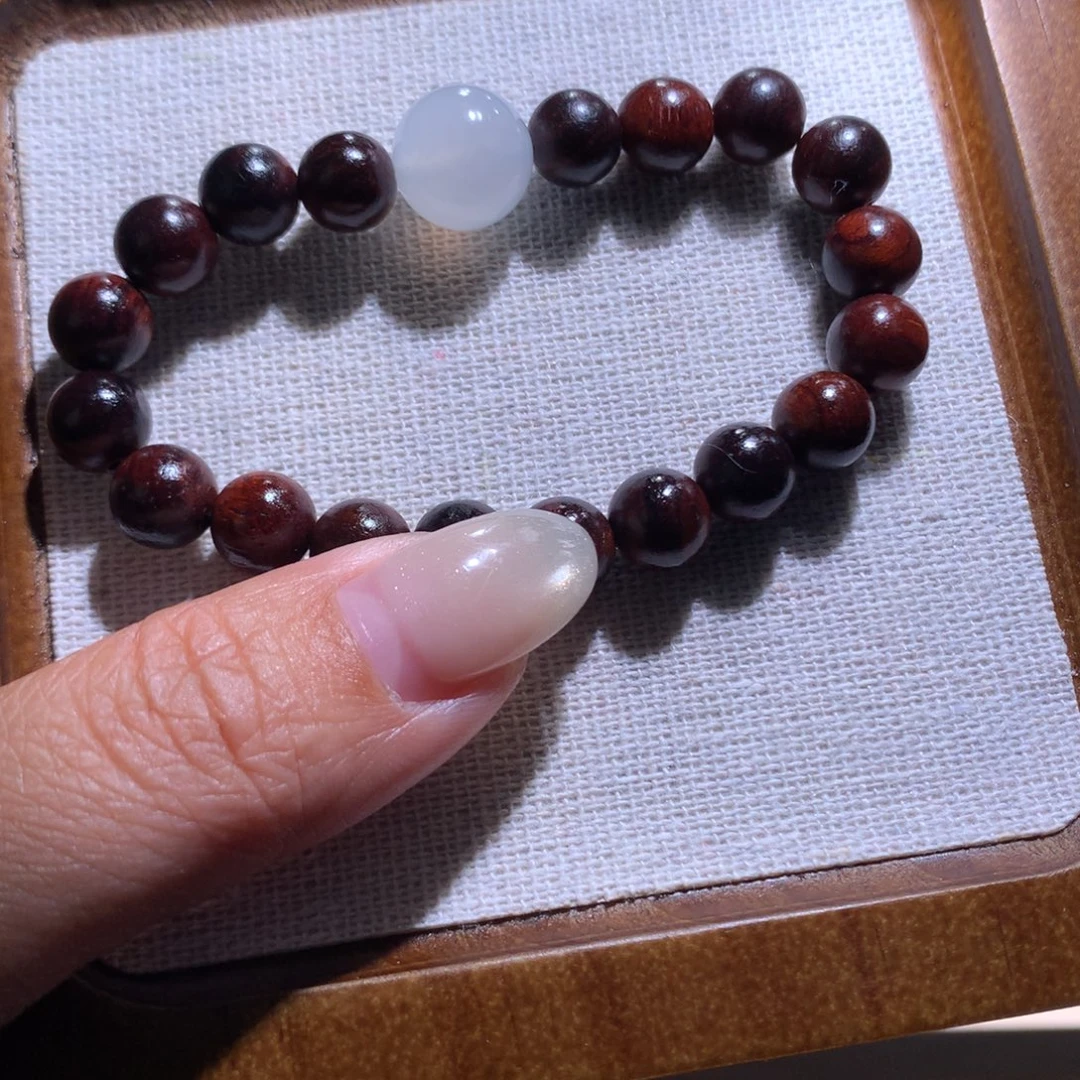 翡翠散珠特价淡粉色卡12