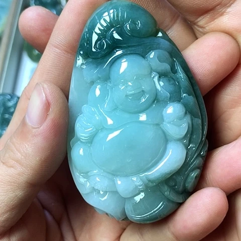 翡翠未镶嵌颈饰天然