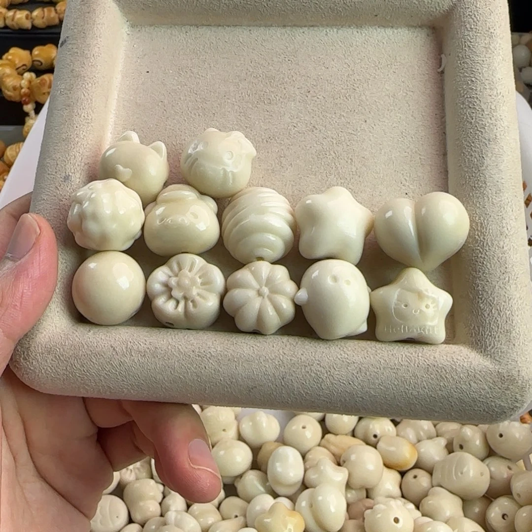 吊坠菩提根/象牙果微瑕疵12颗混组合10