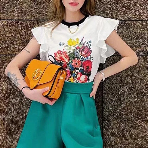 99新 LouisVuitton/路易威登 短袖T恤/XS码/Xspn5149