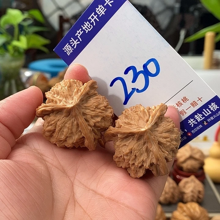 文玩核桃把件38全品天然盘山中桩正奔230号