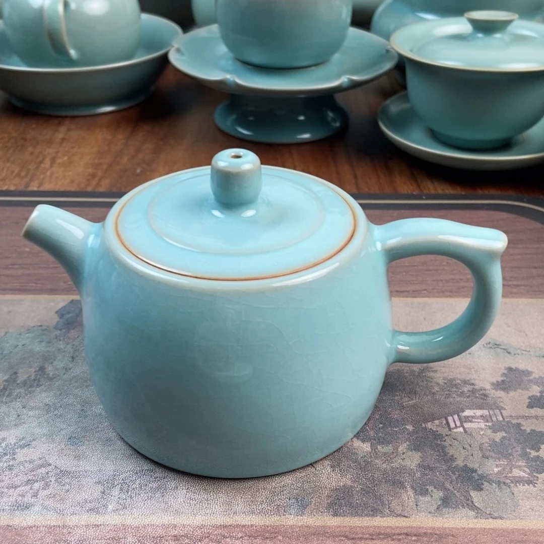 摆件原产地原矿汝瓷～茶器