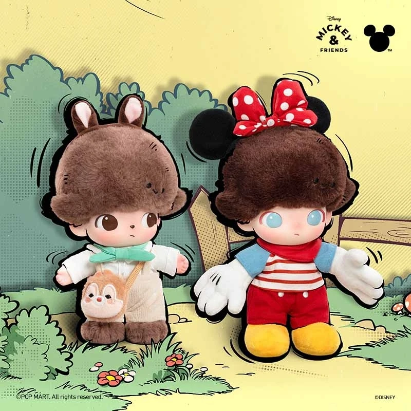 DIMOO WORLD × 迪-士尼系列搪胶挂件盲盒玩具礼物