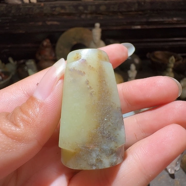 和田玉未镶嵌挂件二*