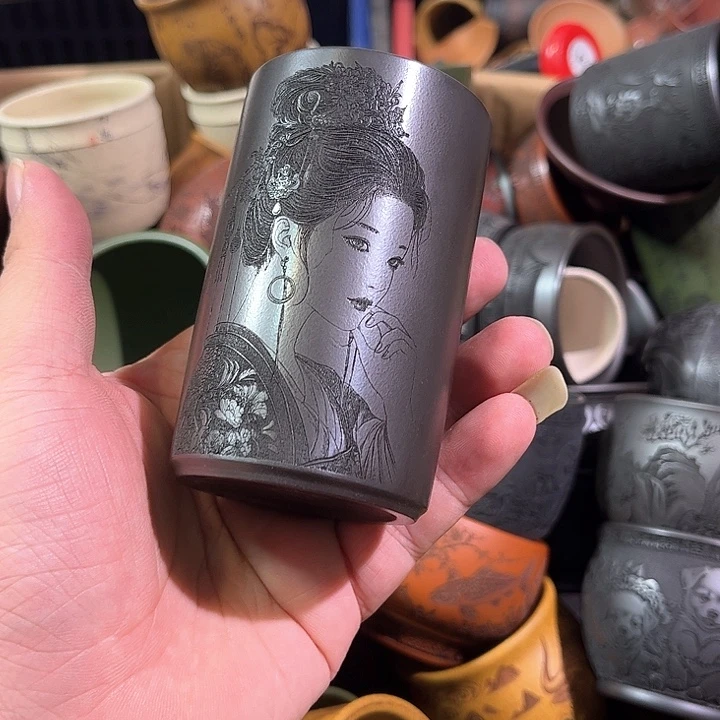 茶杯紫砂全手工紫砂主人杯