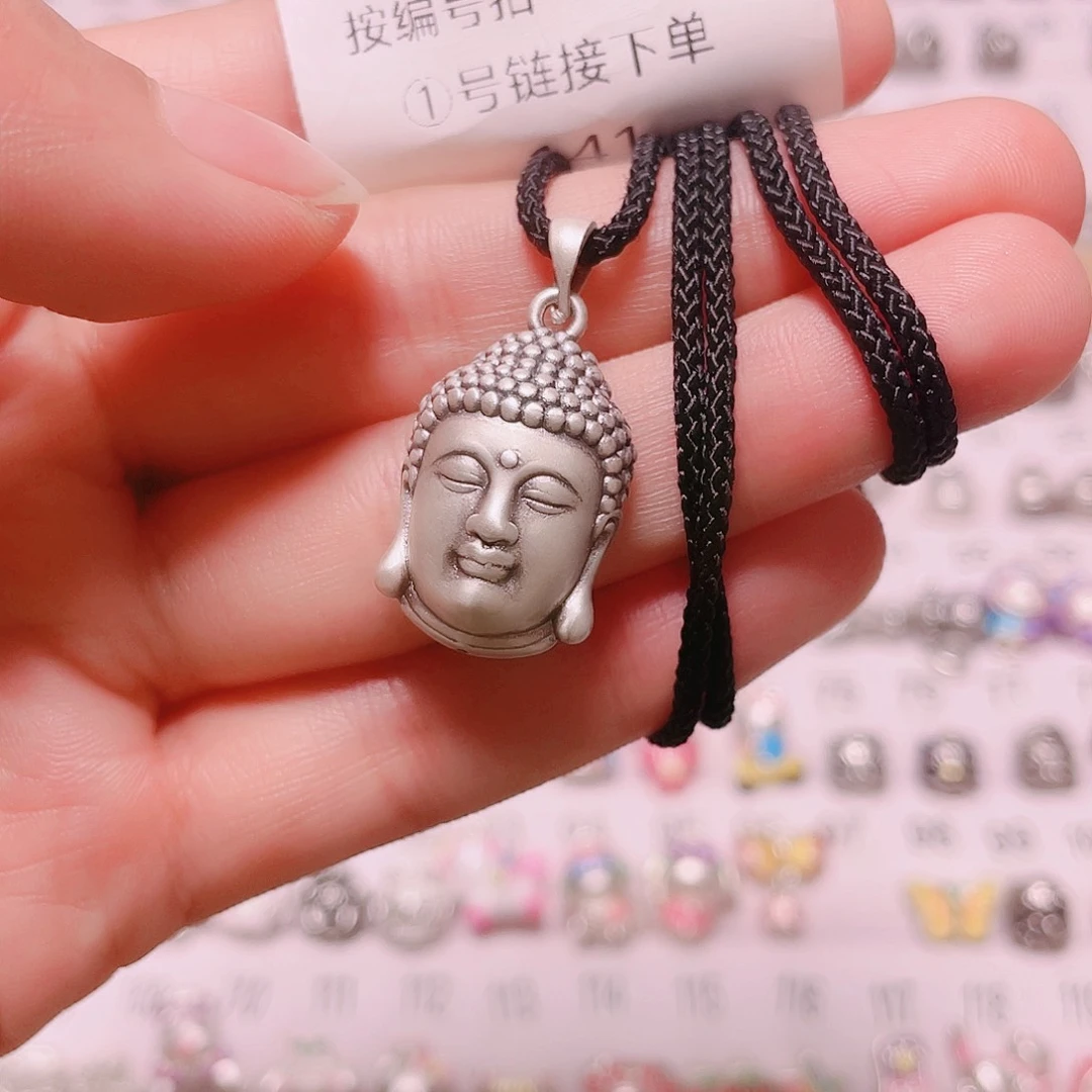 足银珐琅足银3D空心硬银饰品3