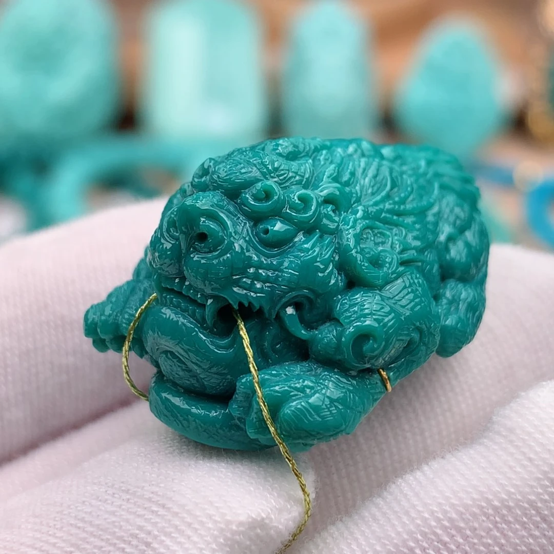 绿松石珠宝奇石未镶嵌