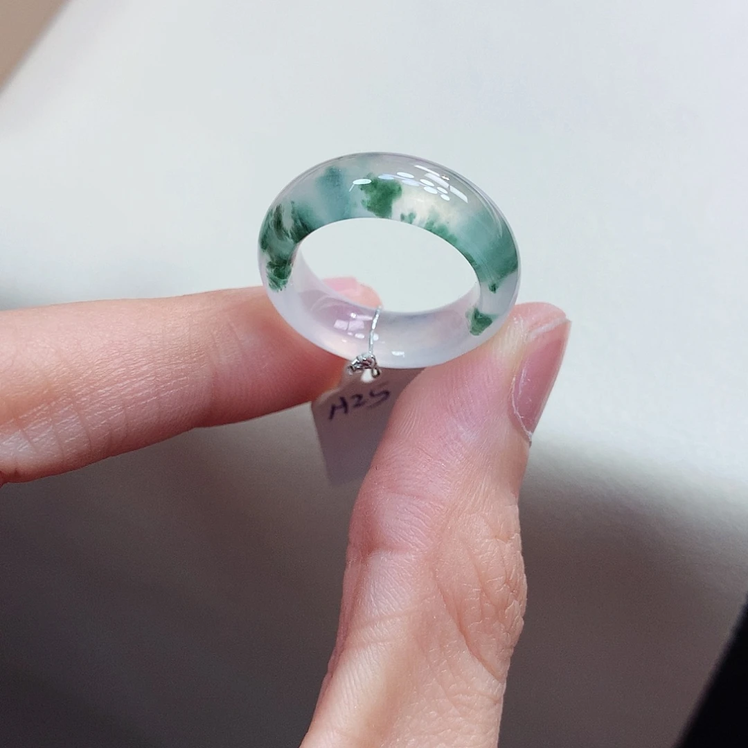 未镶嵌戒指翡翠可****座10号