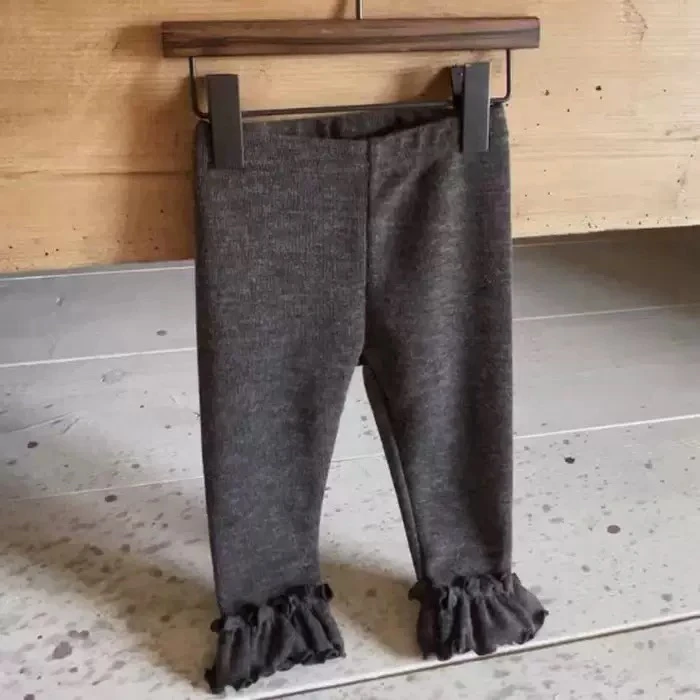 冬款加绒洋气喇叭裤