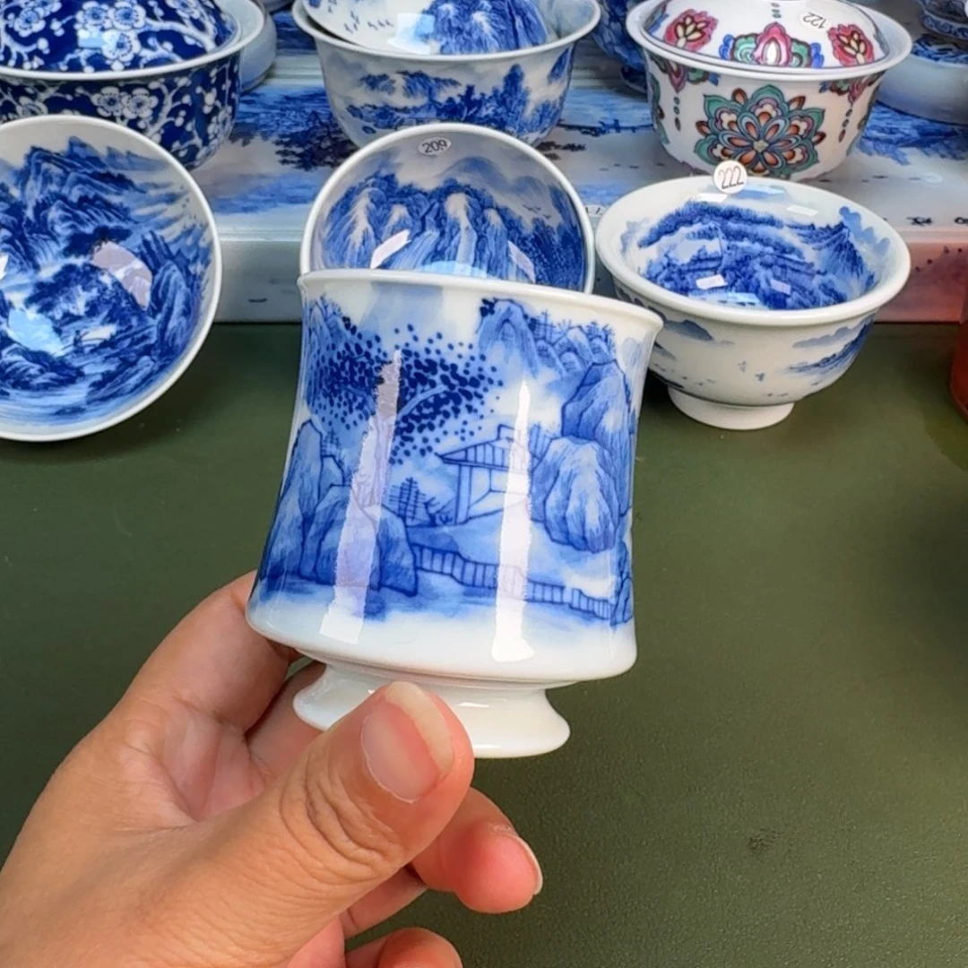 景德镇纯手绘茶具圆圆233