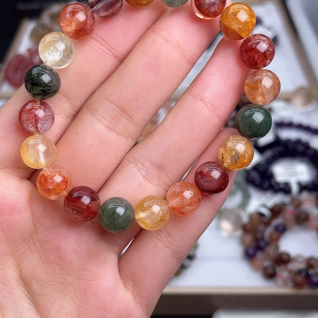 水晶未镶嵌手串天然