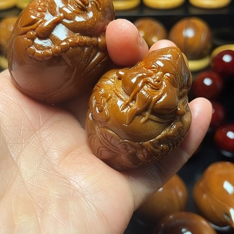 橄榄核手串/手链财迷一对55