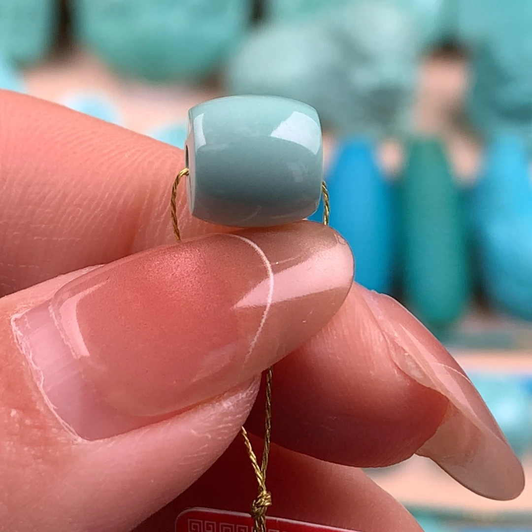 绿松石未镶嵌直切8.5