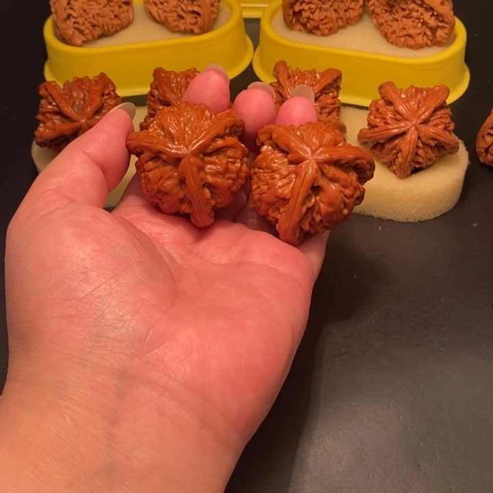 防***。吊坠文玩核桃工艺三棱