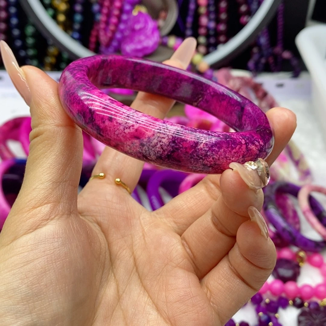 非金属珐琅199218主播推荐丝绒手镯62+圈口