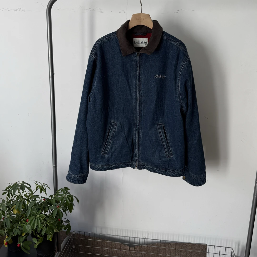 爆款美式复合牛仔外套加厚～卓彩