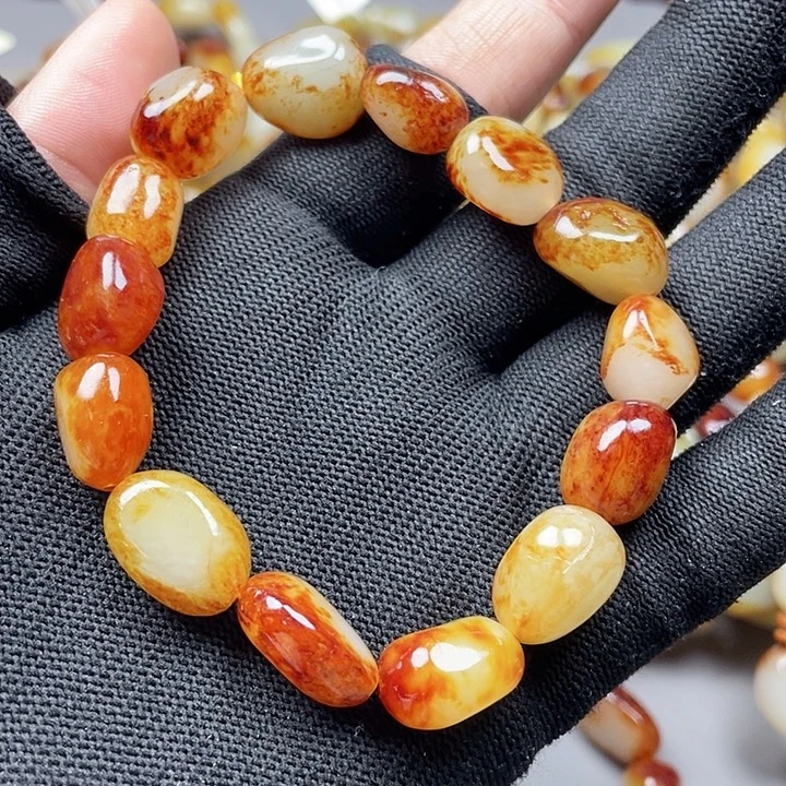 和田玉未镶嵌手链