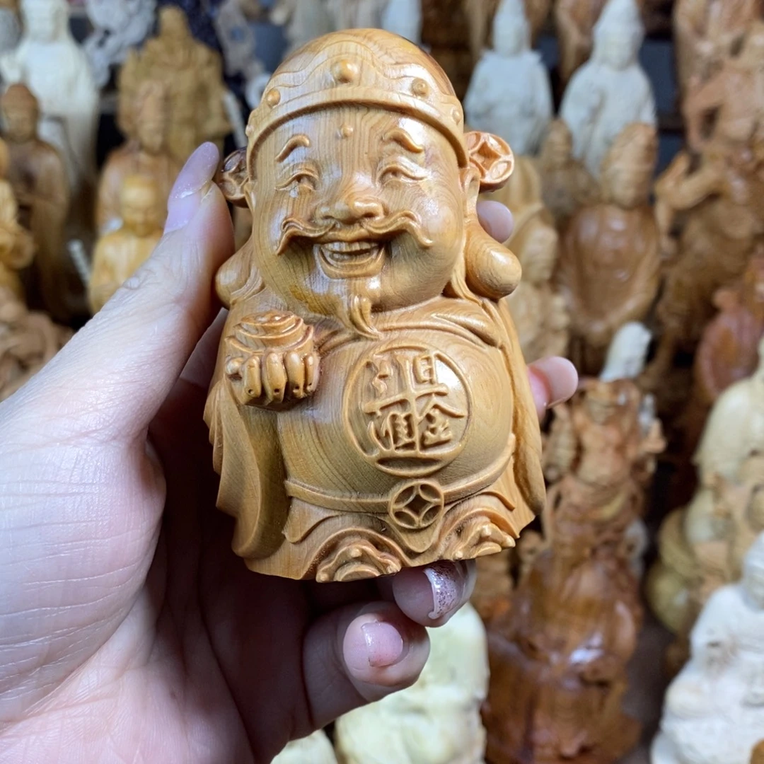 木崖柏9日进斗金小财神留疤