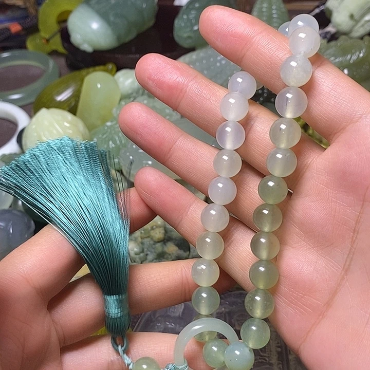 岫玉未镶嵌岫玉手把件